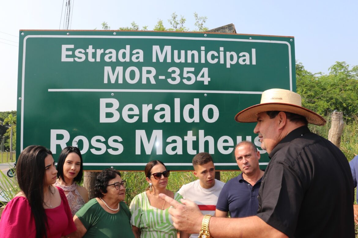 Com investimento de quase 27 milhões, a estrada Beraldo Ross Matheus é inaugurada, e está pronta para atrair e sediar novas empresas e investidores em Monte Mor.